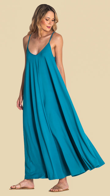 Vestido com Alças Ajustáveis Ruga