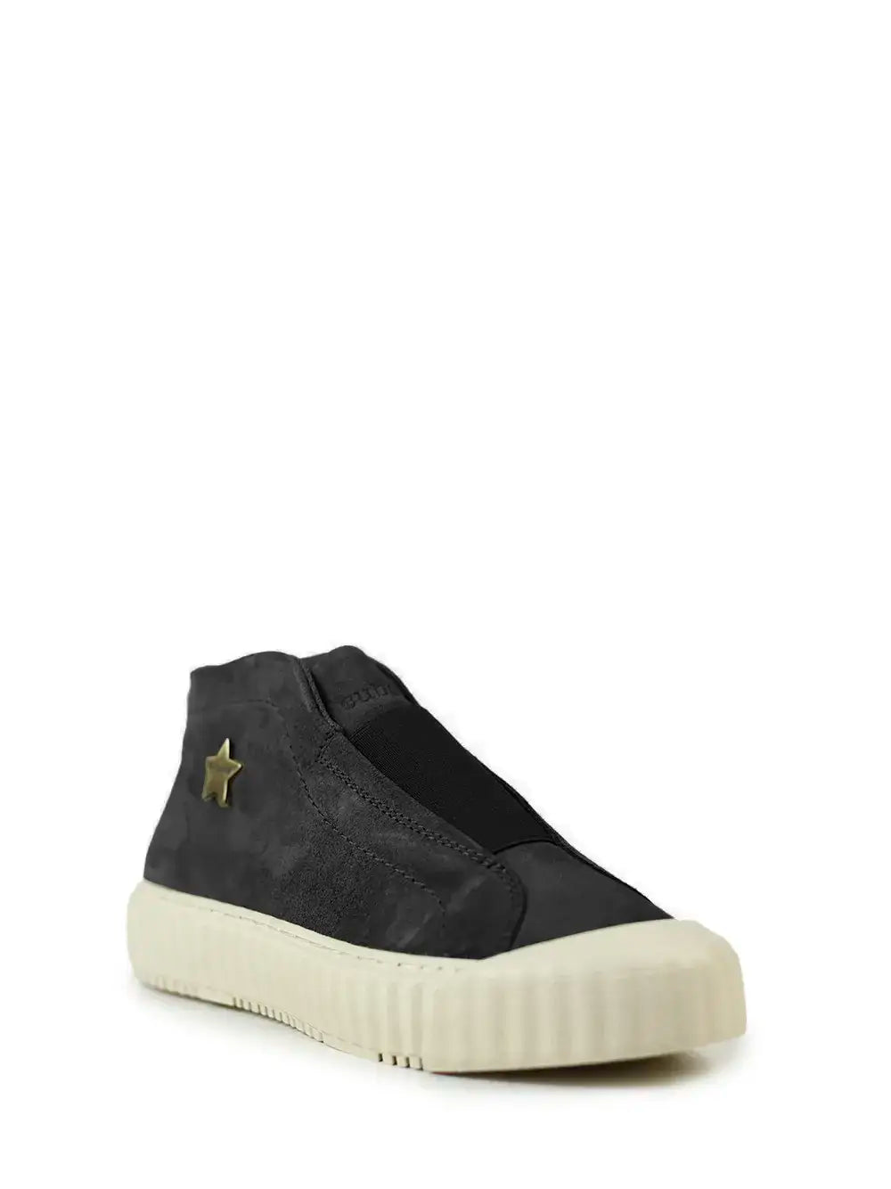 Ténis Cubanas em Camurça Preta