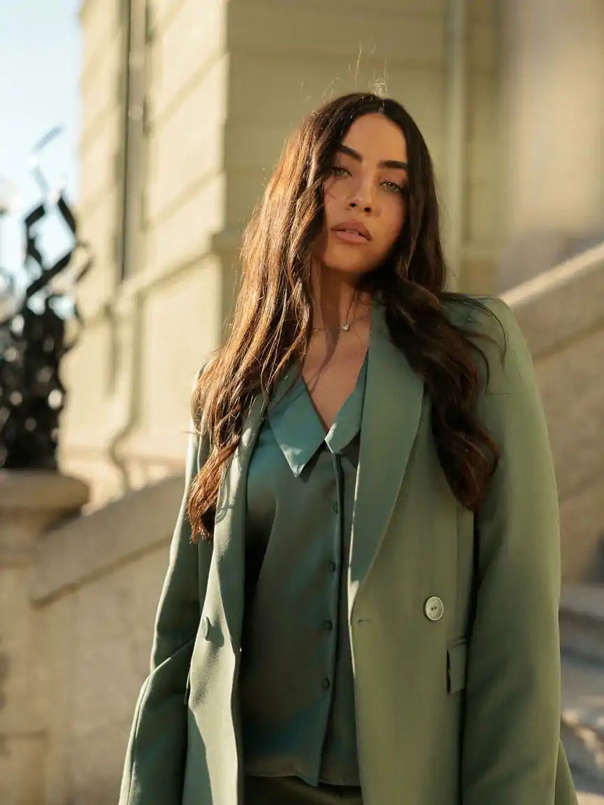 Blazer em Tecido Liso | Scripta