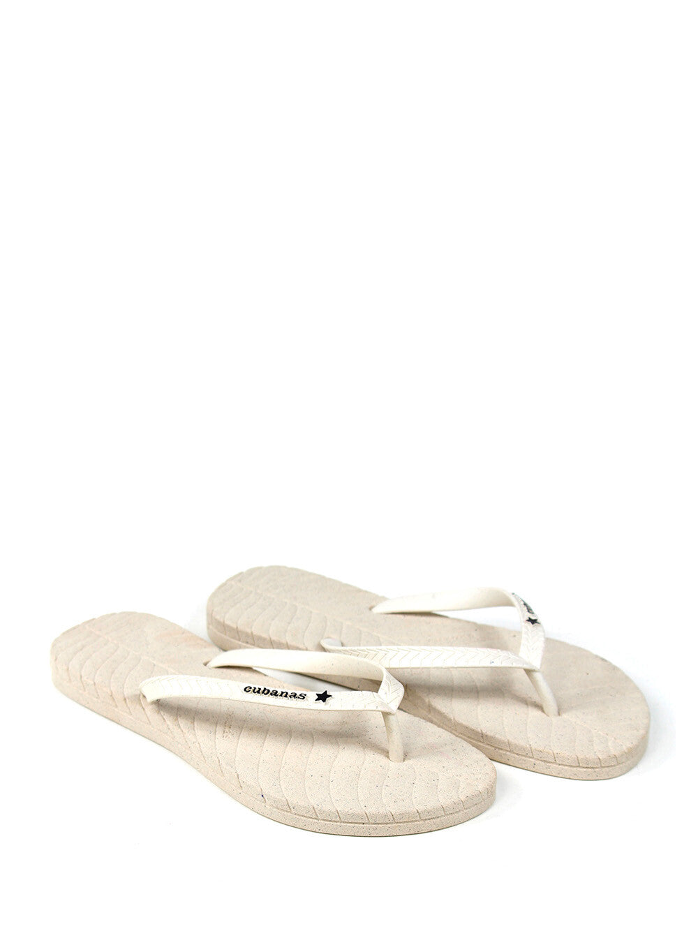 Chinelo Off-White, Feel the Nature by Cubanas