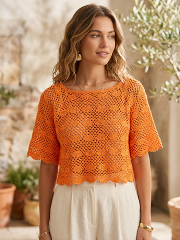 Blusa feita à mão