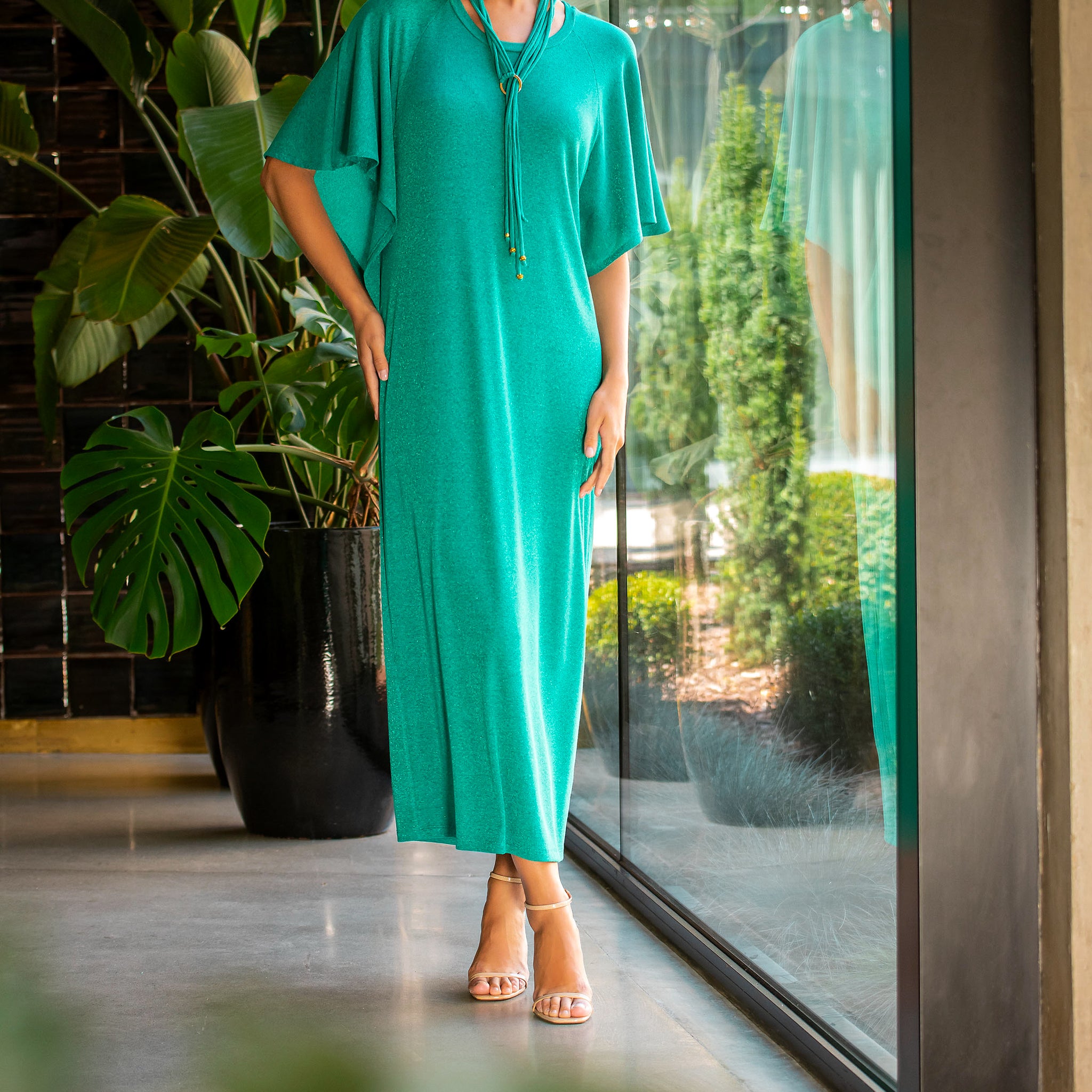 Vestido Longo Romântico