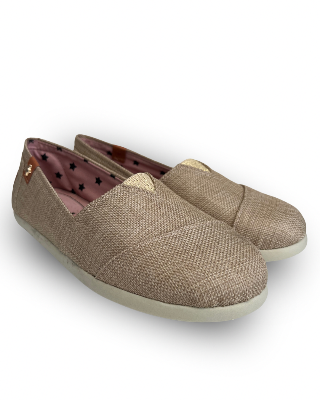 Alpergata em Tecido Beige Cubanas